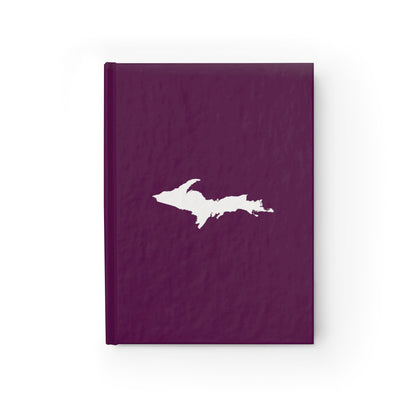 Michigan Upper Peninsula Blank Sketchbook (w/ UP Outline) | Tyrian Purple