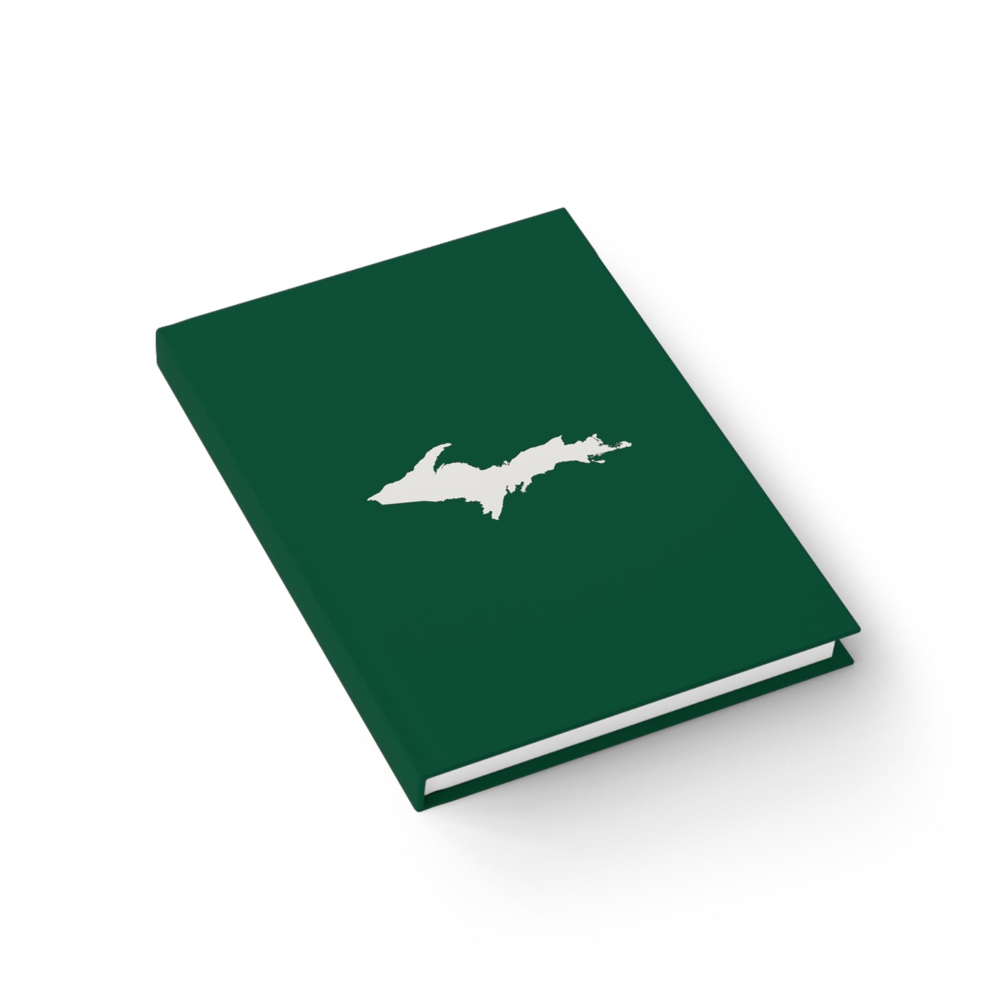 Michigan Upper Peninsula Blank Sketchbook (w/ UP Outline) | Superior Green