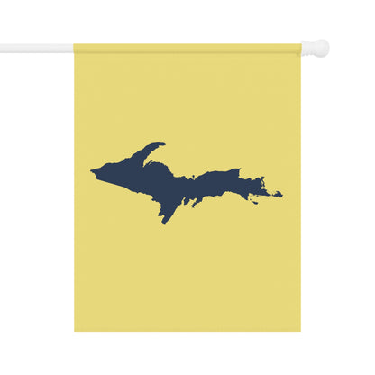 Michigan Upper Peninsula Home & Garden Flag (w/ UP Outline) | Cherry Yellow