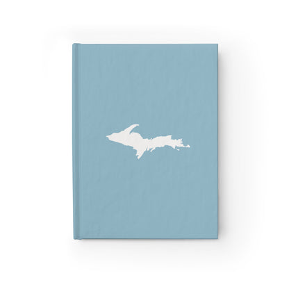 Michigan Upper Peninsula Blank Sketchbook (w/ UP Outline) | Opal Blue