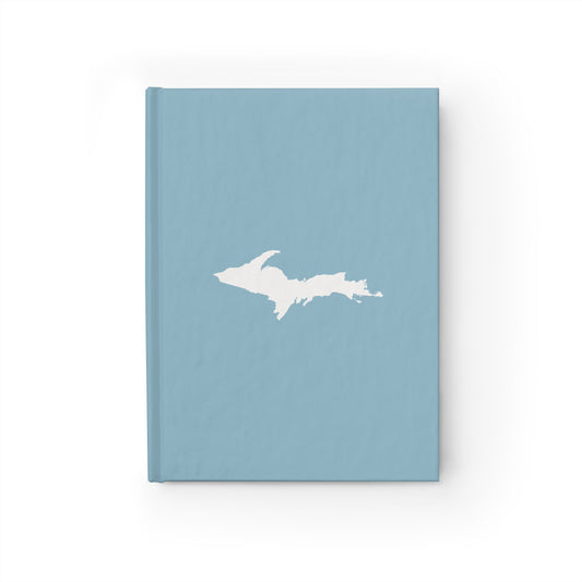 Michigan Upper Peninsula Blank Sketchbook (w/ UP Outline) | Opal Blue