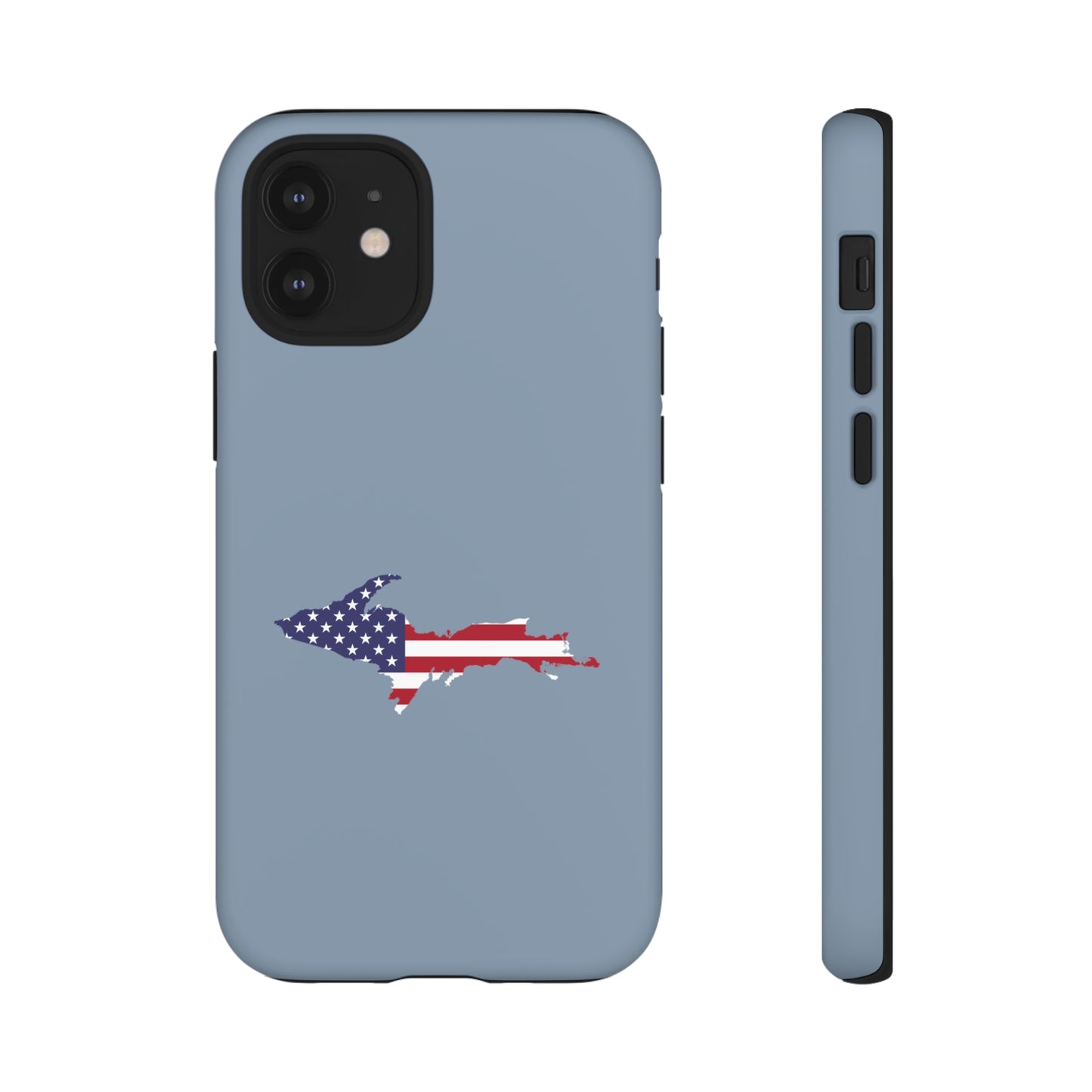 Michigan Upper Peninsula Tough Phone Case (B-24 Liberator Grey w/ UP USA Outline) | Apple iPhone