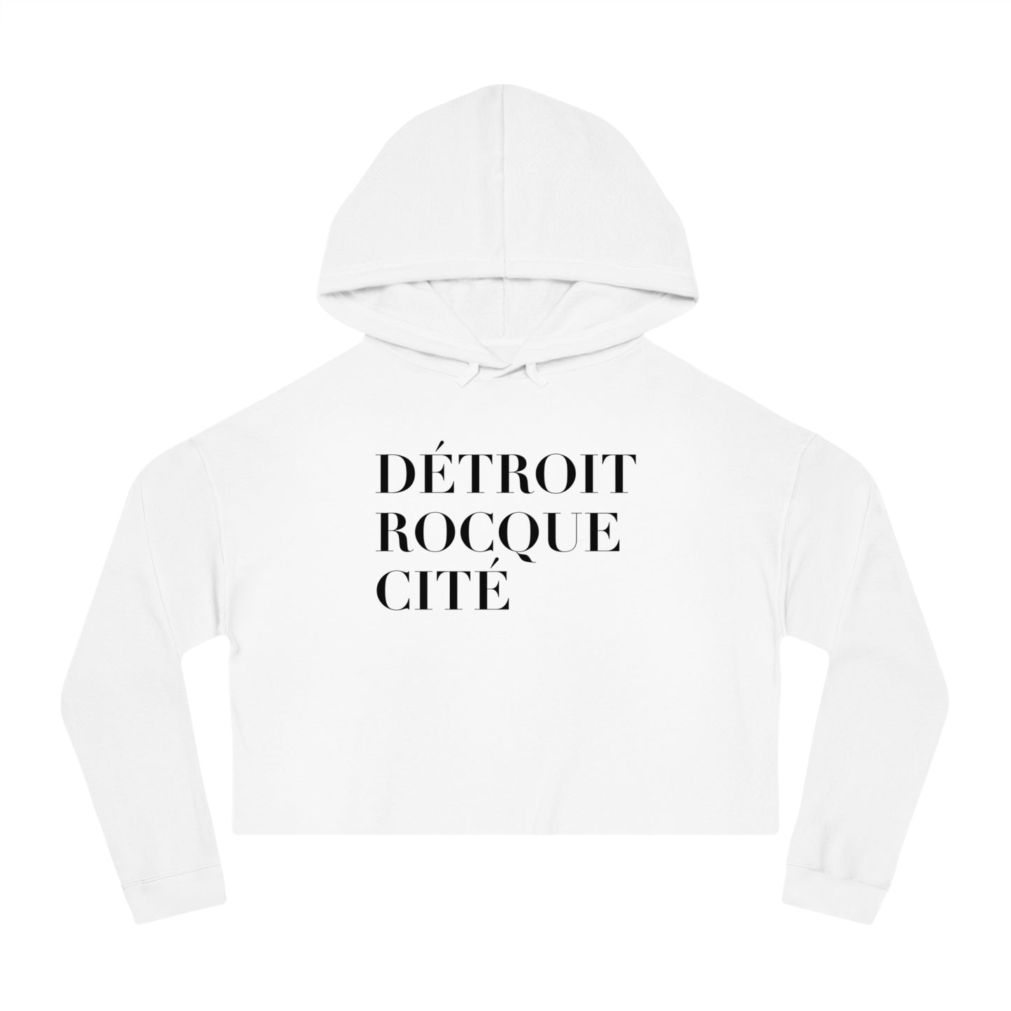 'Détroit Rocque Cité' Hoodie | Cropped Lightweight