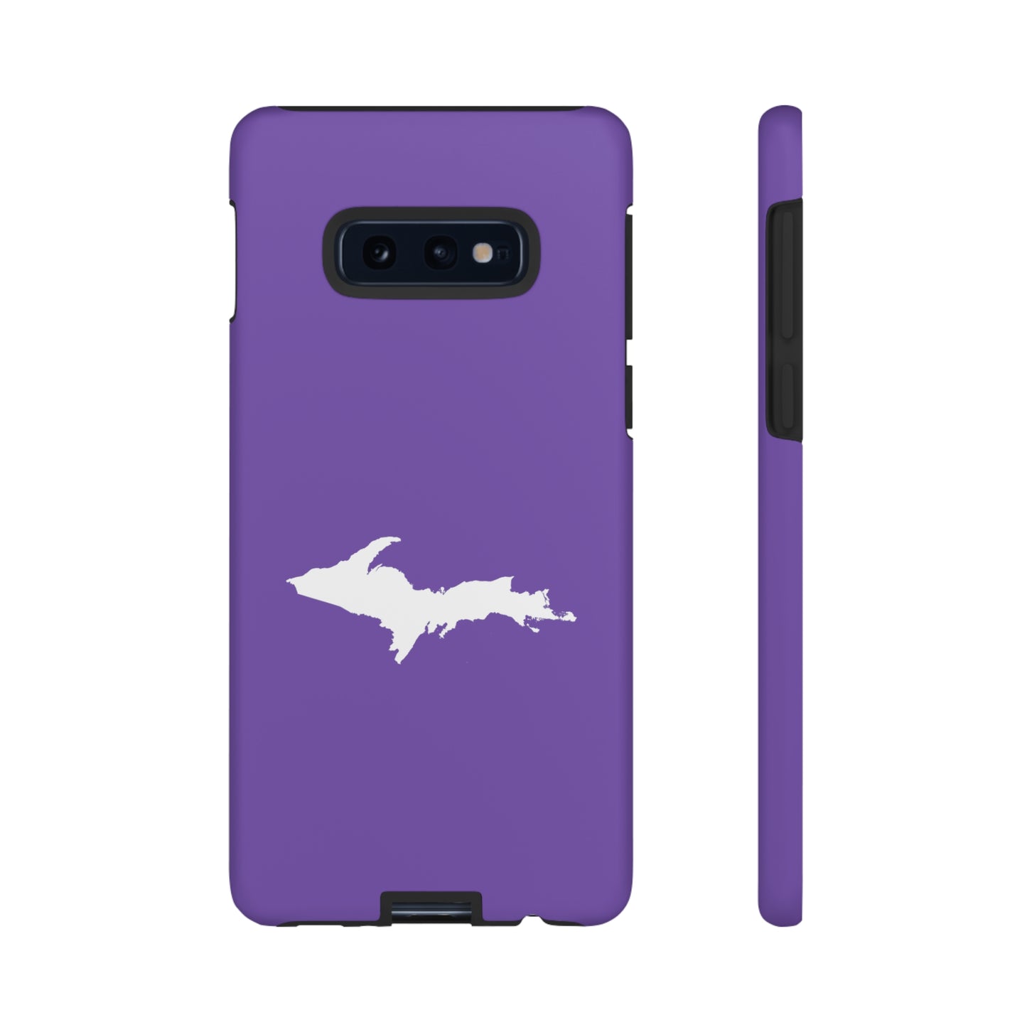 Michigan Upper Peninsula Tough Phone Case (Lake Iris w/ UP Outline) | Samsung & Pixel Android