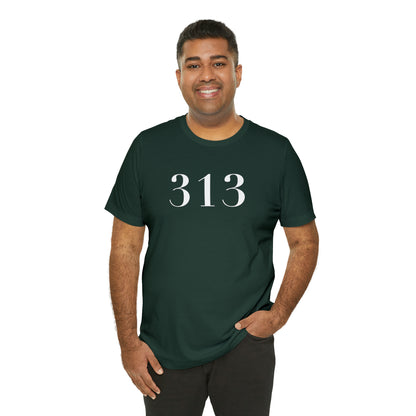 Detroit '313' T-Shirt (Didot Font) | Unisex Standard Fit