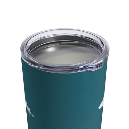 Michigan Upper Peninsula Tumbler (w/ UP Outline) | Auburn Hills Teal - 10oz