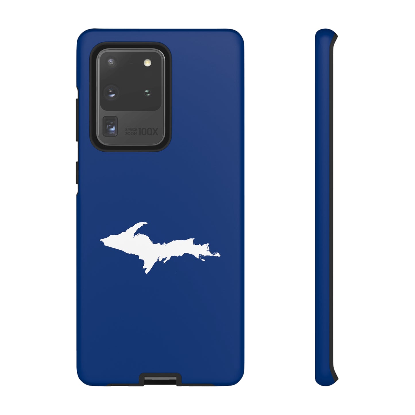 Michigan Upper Peninsula Tough Phone Case (Dearborn Blue w/ UP Outline) | Samsung & Pixel Android