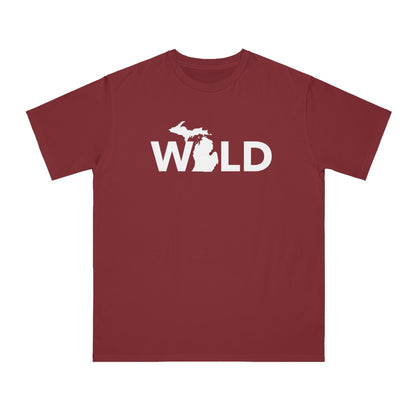 Michigan 'Wild' T-Shirt (Geometric Sans Font) | Organic Unisex