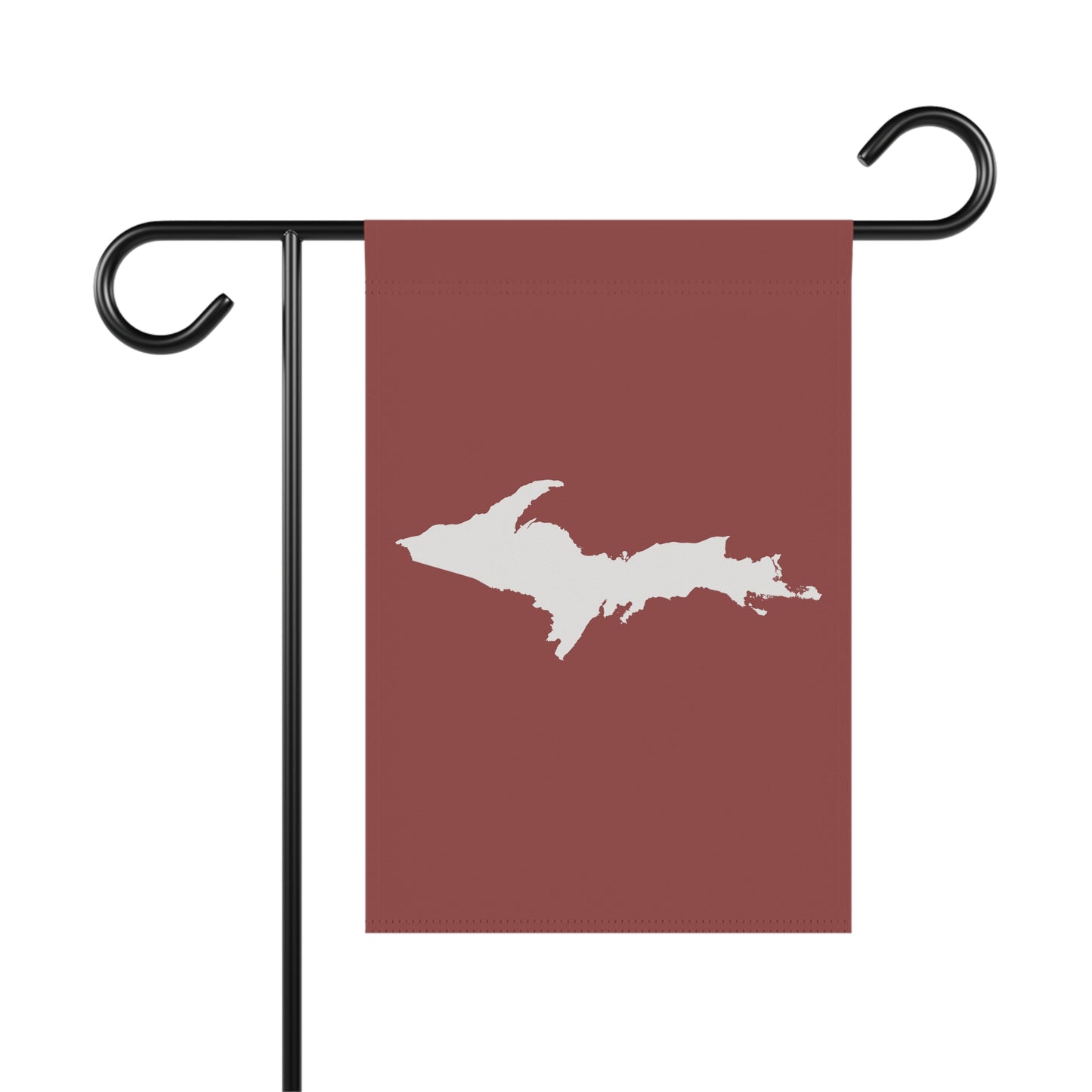 Michigan Upper Peninsula Home & Garden Flag (w/ UP Outline) | Ore Dock Red