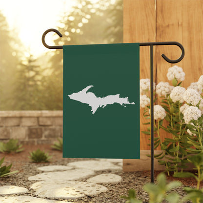 Michigan Upper Peninsula Home & Garden Flag (w/ UP Outline) | Superior Green