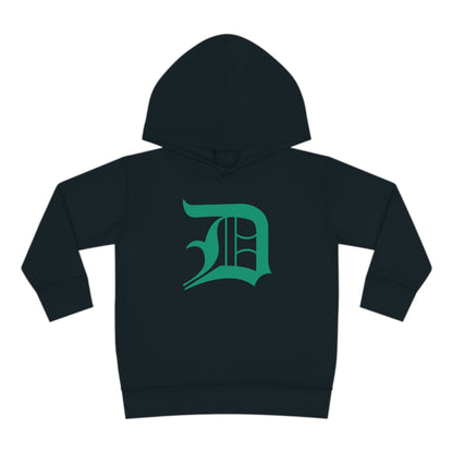 Detroit 'Old English D' Hoodie (Emerald Green) | Unisex Toddler