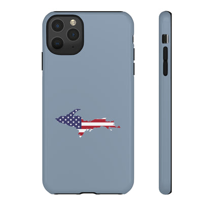 Michigan Upper Peninsula Tough Phone Case (B-24 Liberator Grey w/ UP USA Outline) | Apple iPhone