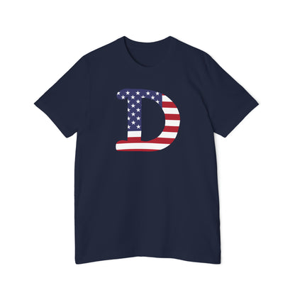 Detroit 'Old French D' T-Shirt (Patriotic Edition) | Made in USA