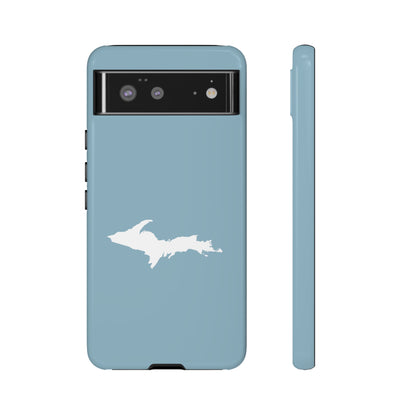 Michigan Upper Peninsula Tough Phone Case (Opal Color w/ UP Outline) | Samsung & Pixel Android