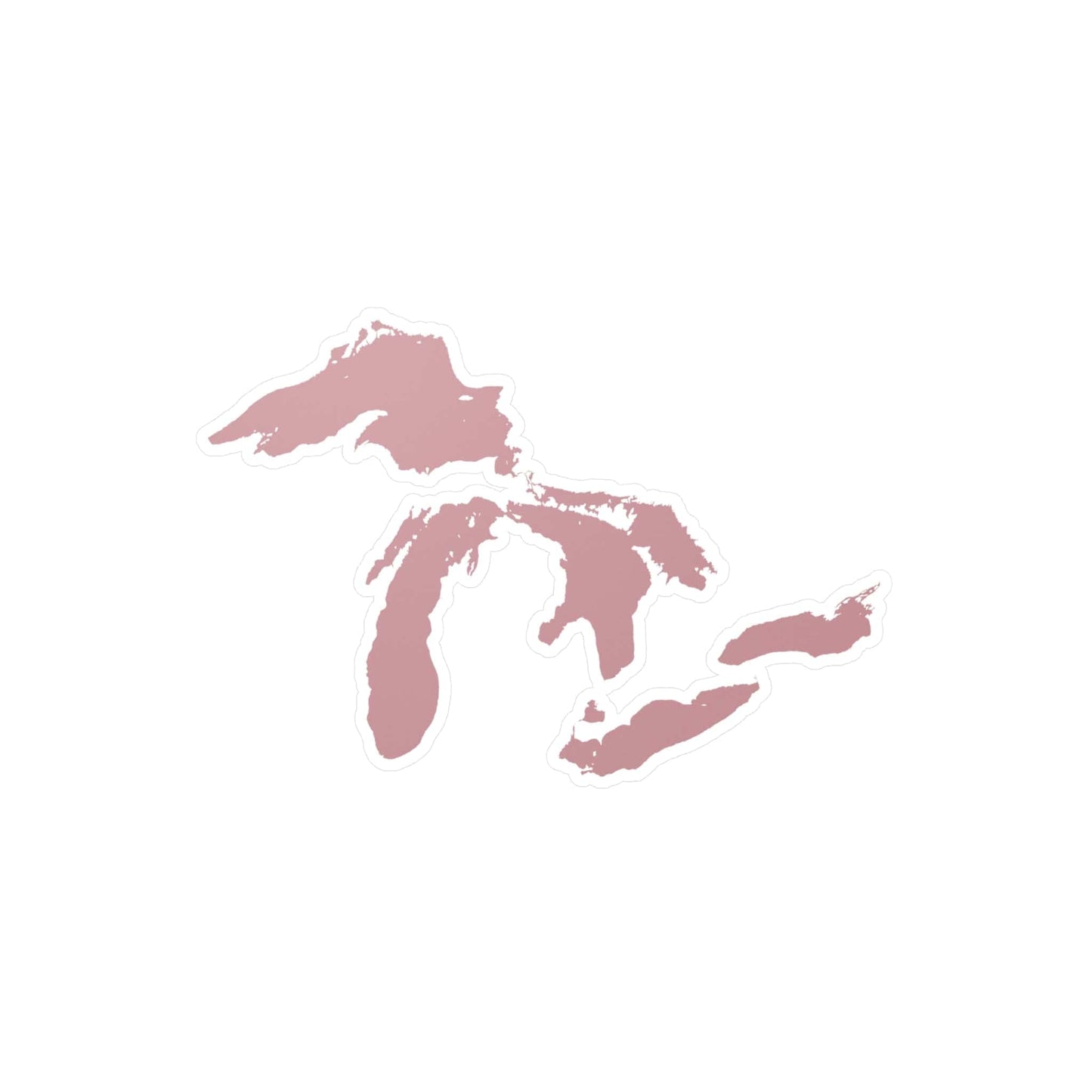 Great Lakes Kiss-Cut Windshield Decal | Cherry Blossom Pink