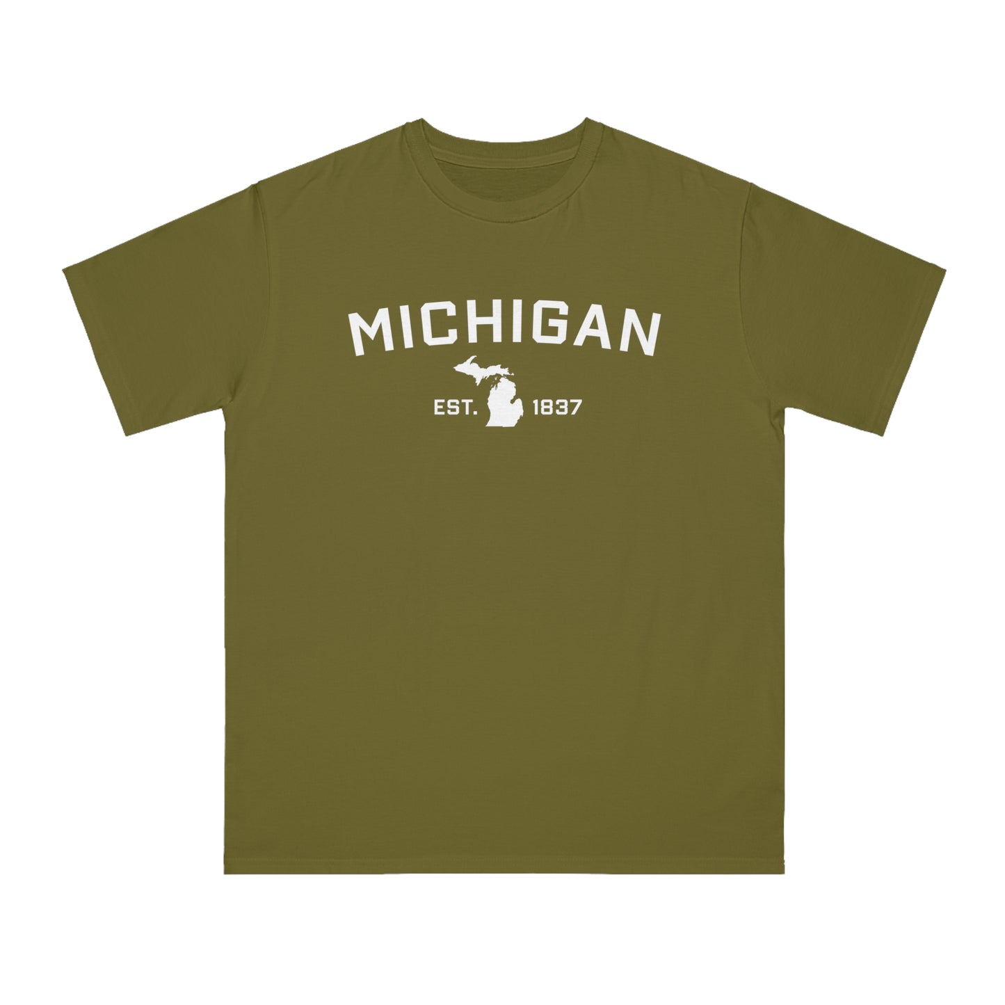 'Michigan EST 1837' T-Shirt | Unisex Organic