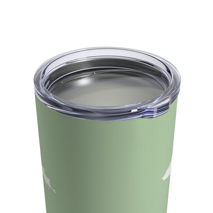 Michigan Upper Peninsula Tumbler (w/ UP Outline) | Tea Green - 10oz