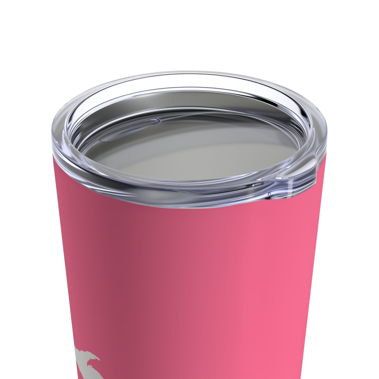 Michigan Upper Peninsula Tumbler (w/ UP Outline) | Rhodochrosite Pink - 20oz