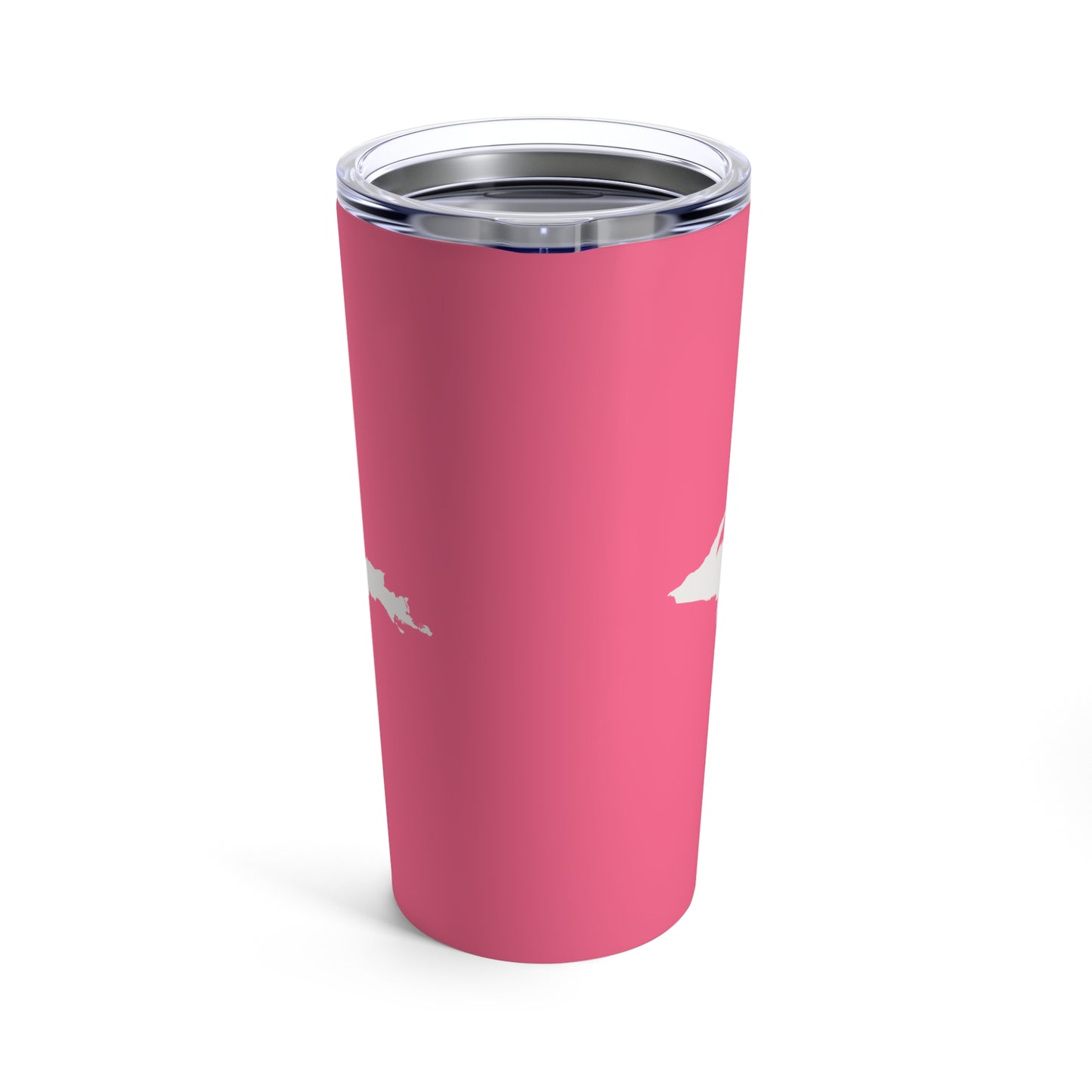 Michigan Upper Peninsula Tumbler (w/ UP Outline) | Rhodochrosite Pink - 20oz