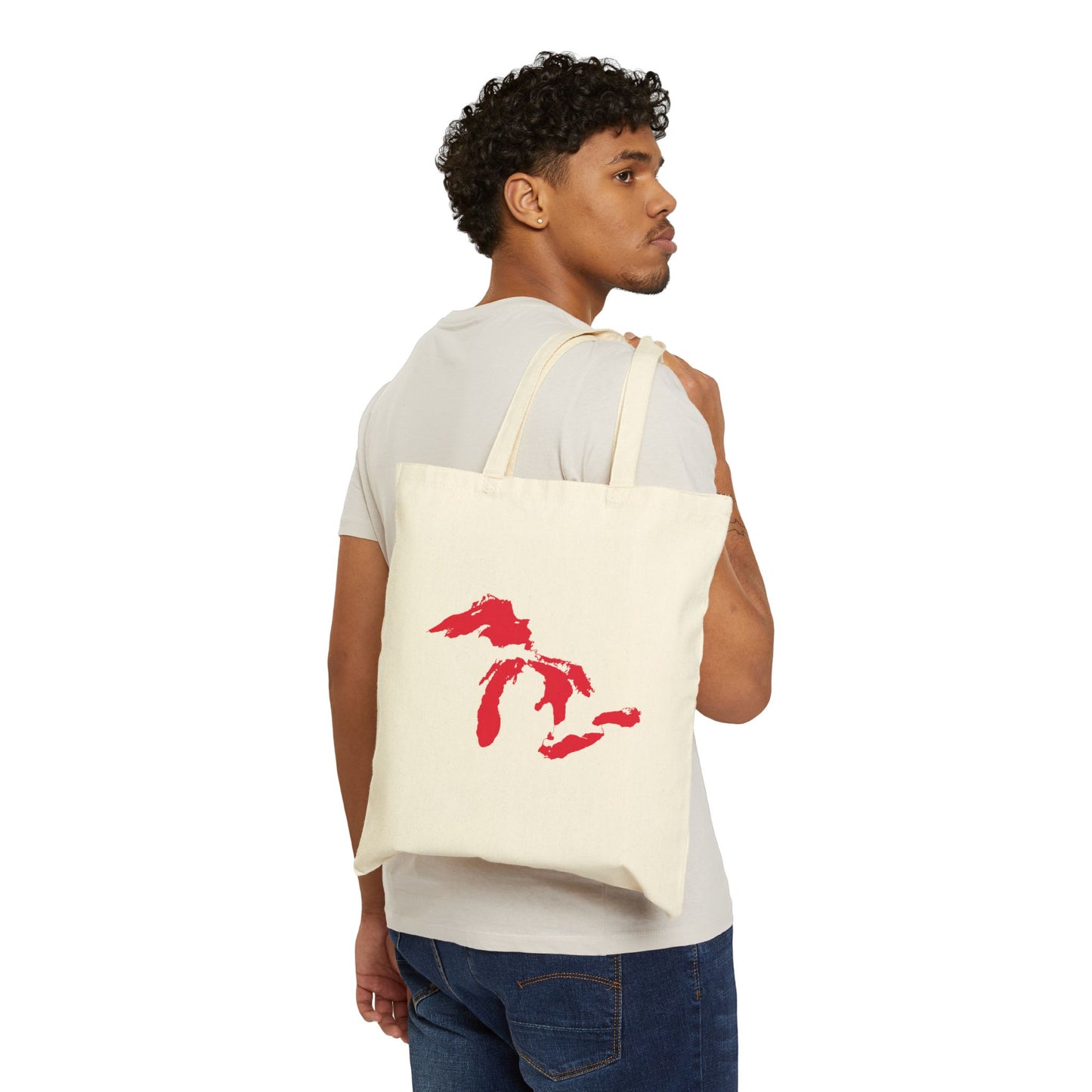 Great Lakes Light Tote Bag (Lighthouse Red)