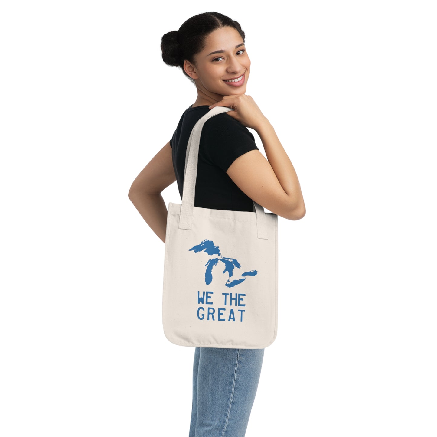 Great Lakes 'We The Great' Heavy Tote | Superior Blue