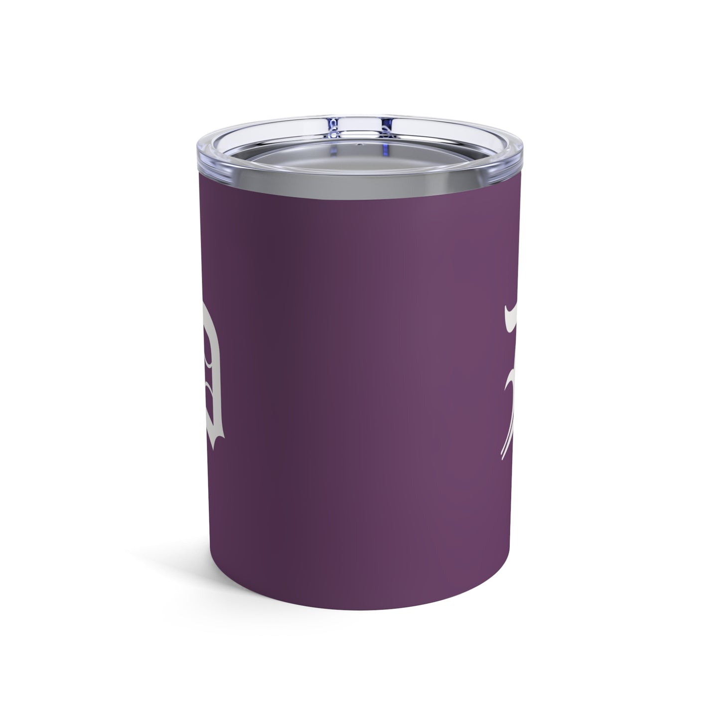 Detroit 'Old English D' Tumbler | Plum- 10oz