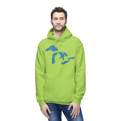 Great Lakes Ultrapremium Hoodie | Made in USA - Traverse Blue