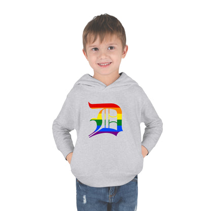 Detroit 'Old English D' Hoodie (Rainbow Pride Edition)| Unisex Toddler