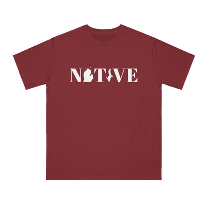 Michigan 'Native' T-Shirt (Didone Font) | Organic Unisex