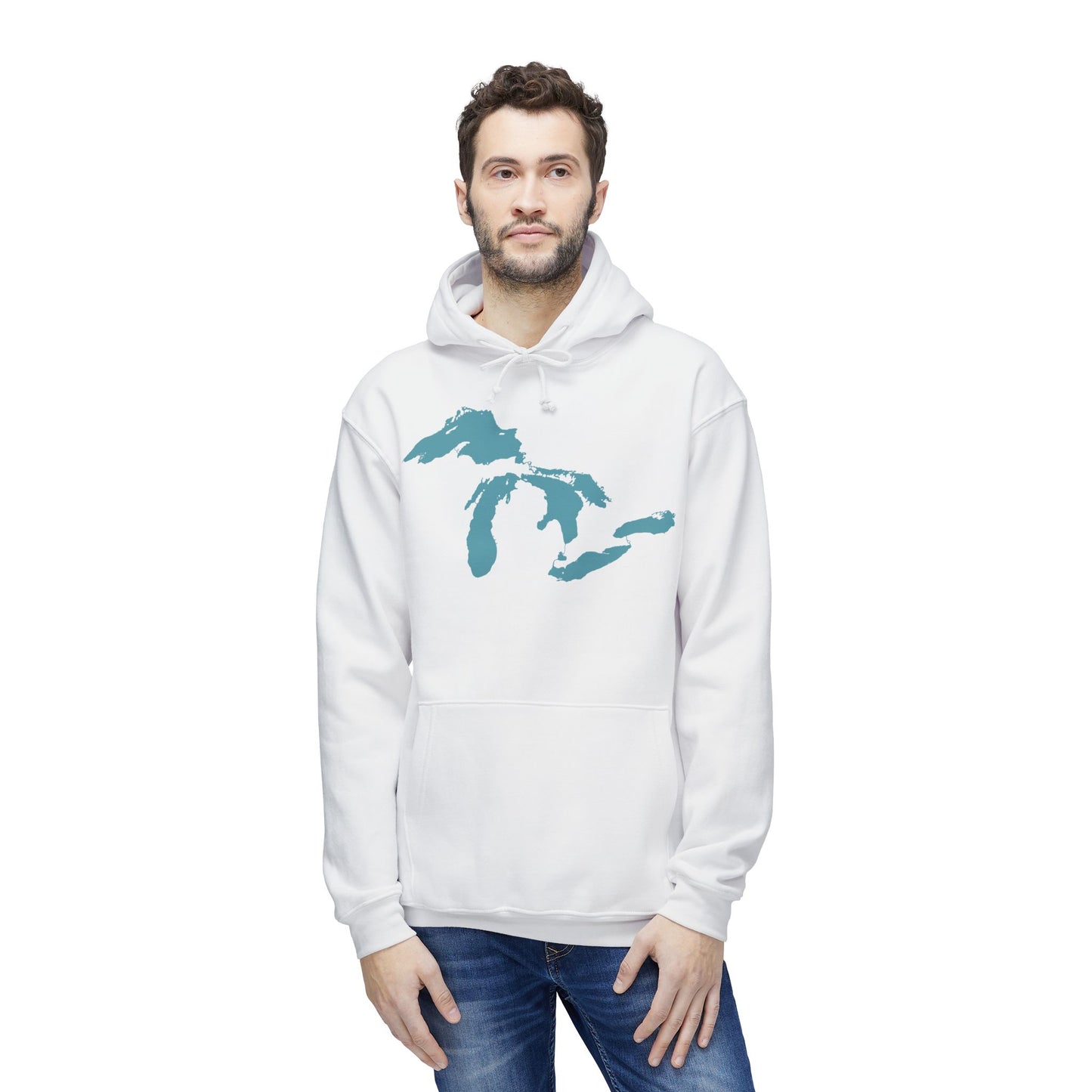 Great Lakes Ultrapremium Hoodie | Made in USA - Huron Blue