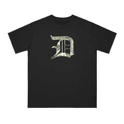 Detroit 'Old English D' T-Shirt (Benjamins Edition) | Unisex Organic