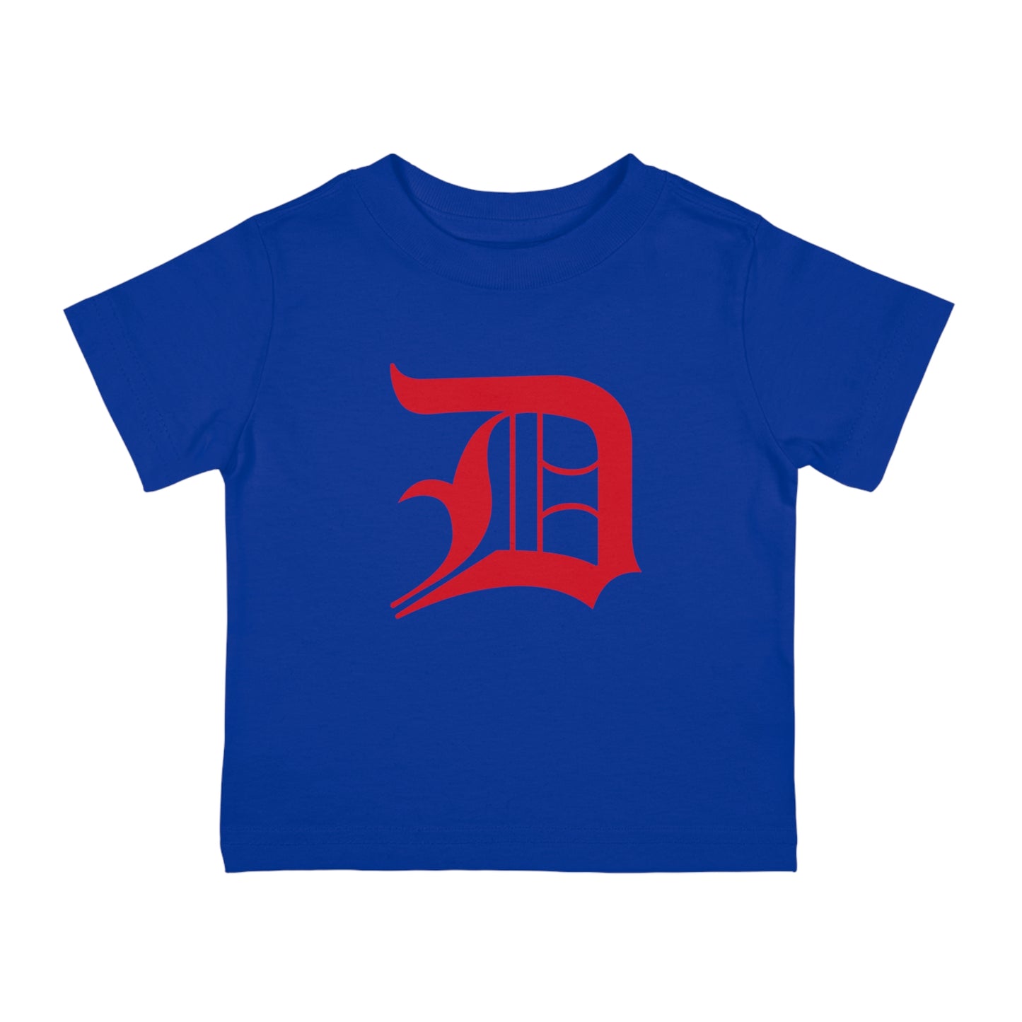 Detroit 'Old English D' Infant T-Shirt (Aliform Red) | Short Sleeve