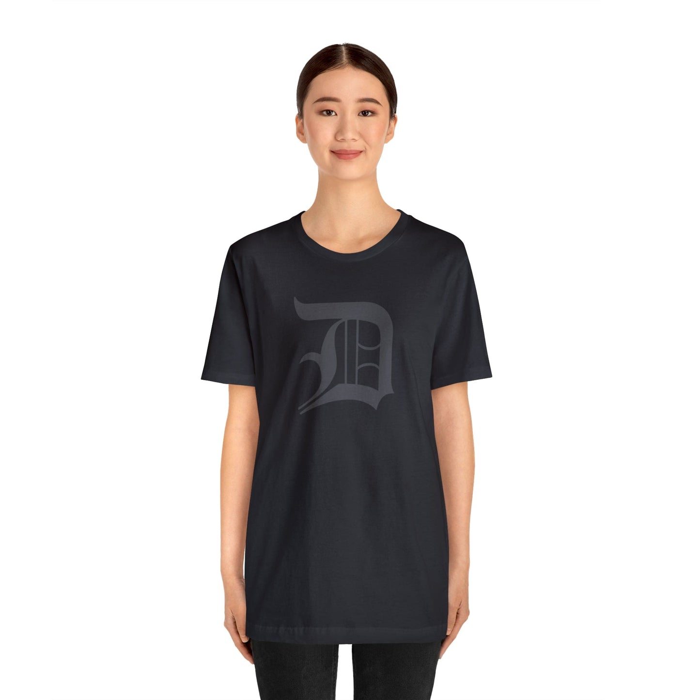 Detroit 'Old English D' T-Shirt (Iron Ore Grey) | Unisex Standard