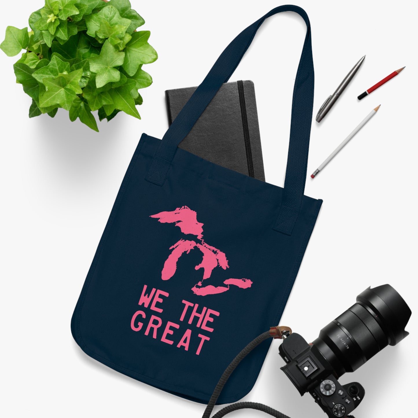 Great Lakes 'We The Great' Heavy Tote | Rhodochrosite Pink