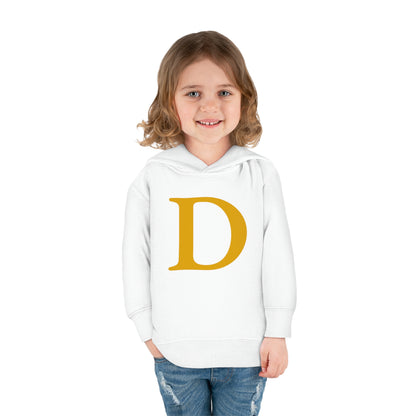 Detroit 'Old French D' Hoodie (Gold Full Body Outline) | Unisex Toddler