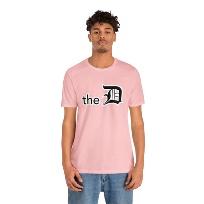 Detroit 'the D' T-Shirt (Black) | Unisex Standard