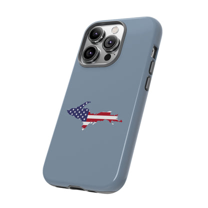 Michigan Upper Peninsula Tough Phone Case (B-24 Liberator Grey w/ UP USA Outline) | Apple iPhone