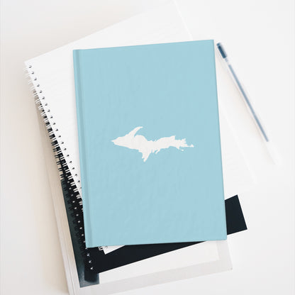 Michigan Upper Peninsula Blank Sketchbook (w/ UP Outline) | '58 Caddie Blue