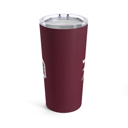 Detroit 'Old English D' Tumbler | Old Mission Burgundy - 20oz