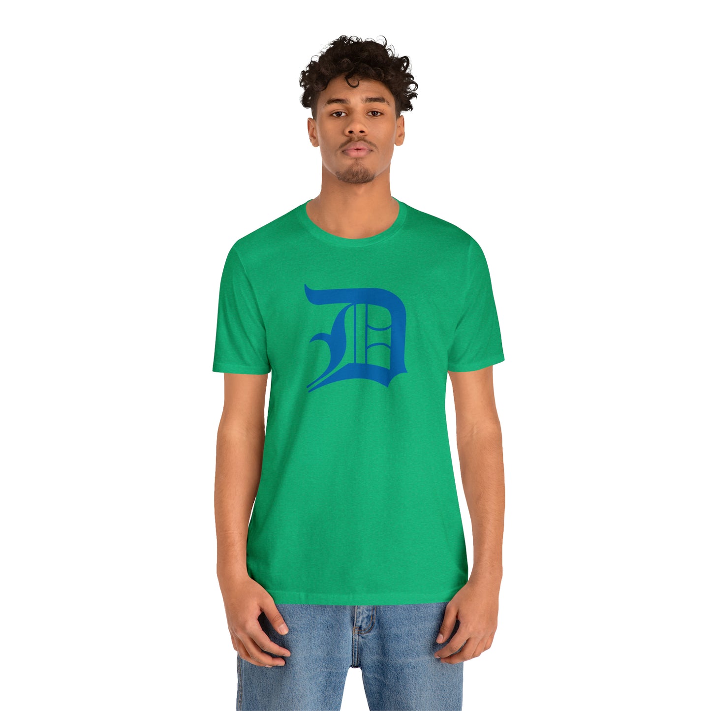 Detroit 'Old English D' T-Shirt (Azure) | Unisex Standard