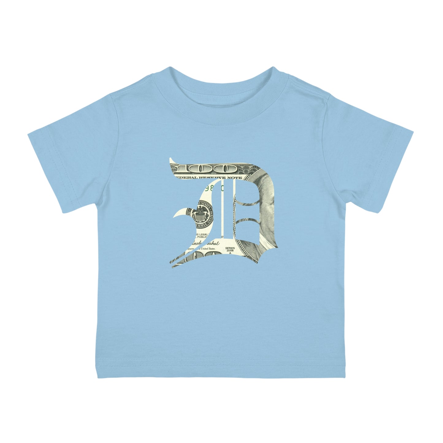 Detroit 'Old English D' Infant T-Shirt (Benjamins Edition) | Short Sleeve