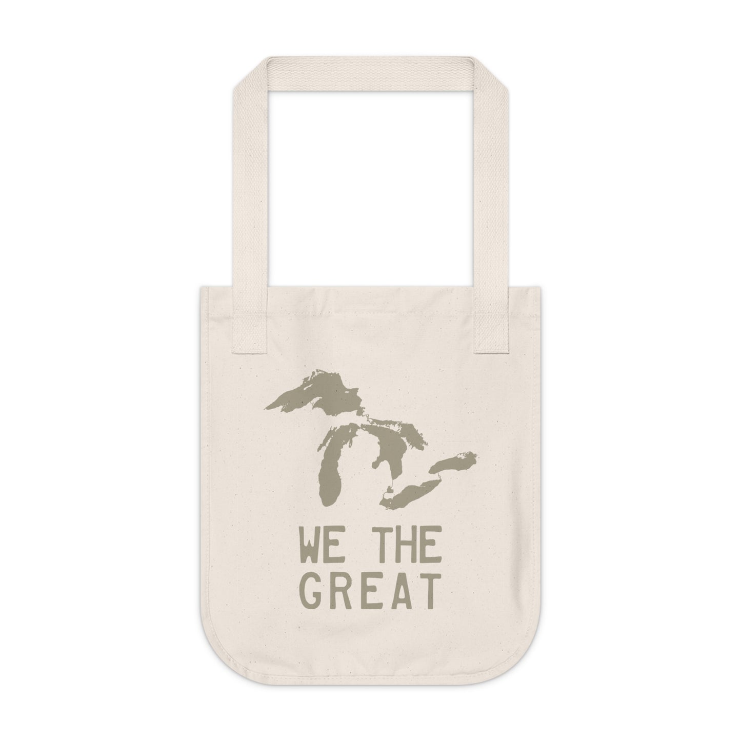 Great Lakes 'We The Great' Heavy Tote | Petoskey Stone Beige