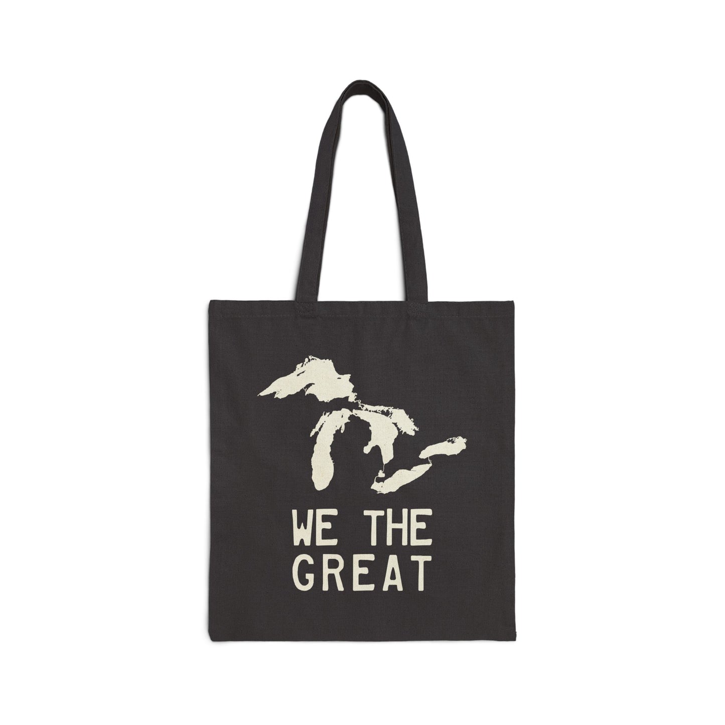 Great Lakes 'We The Great' Light Tote Bag | Ivory White