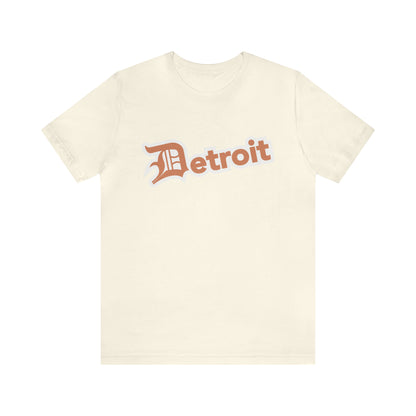 'Detroit' T-Shirt (Copper w/ Old English 'D') | Unisex Standard