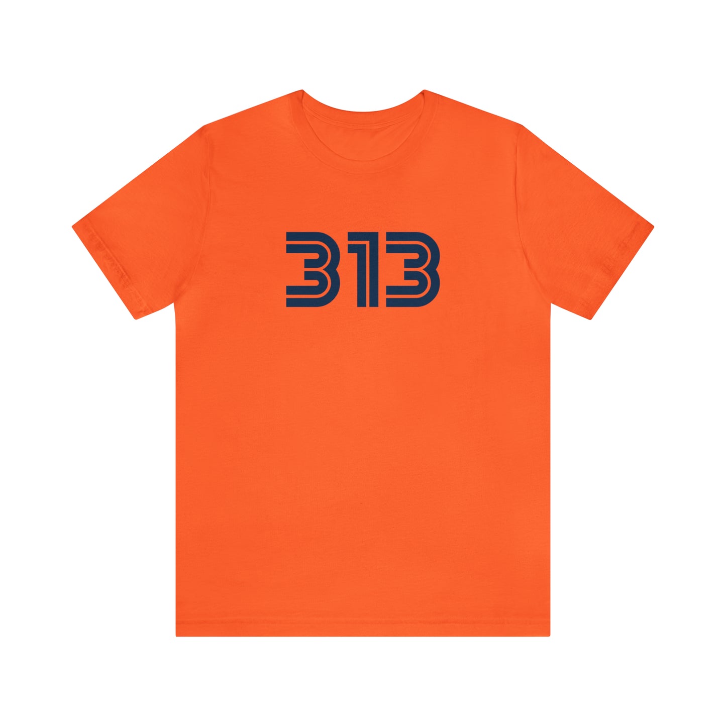 Detroit '313' T-Shirt (1970s Audiophile Font) | Unisex Standard Fit