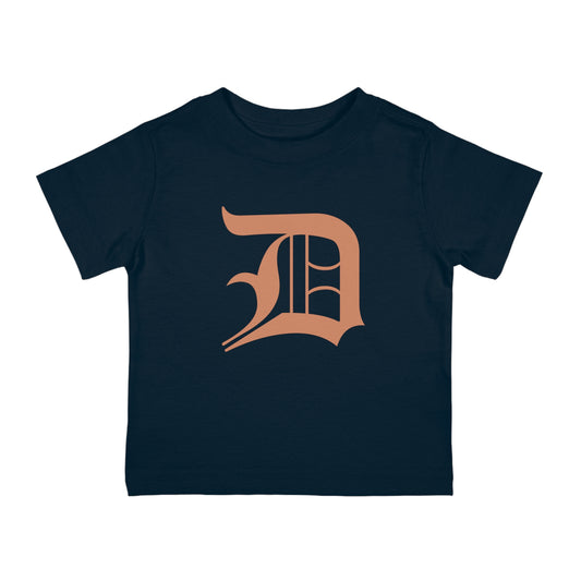 Detroit 'Old English D' Infant T-Shirt (Copper Color) | Short Sleeve