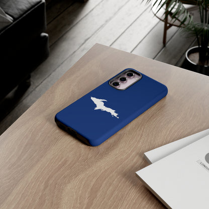 Michigan Upper Peninsula Tough Phone Case (Dearborn Blue w/ UP Outline) | Samsung & Pixel Android