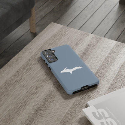 Michigan Upper Peninsula Tough Phone Case (B-24 Liberator Grey w/ UP Outline) | Samsung & Pixel Android