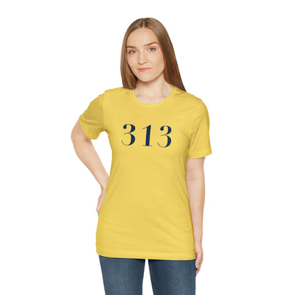 Detroit '313' T-Shirt (Didot Font) | Unisex Standard Fit