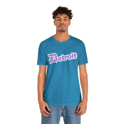 Detroit' T-Shirt (Lavender w/ Old English 'D') | Unisex Standard